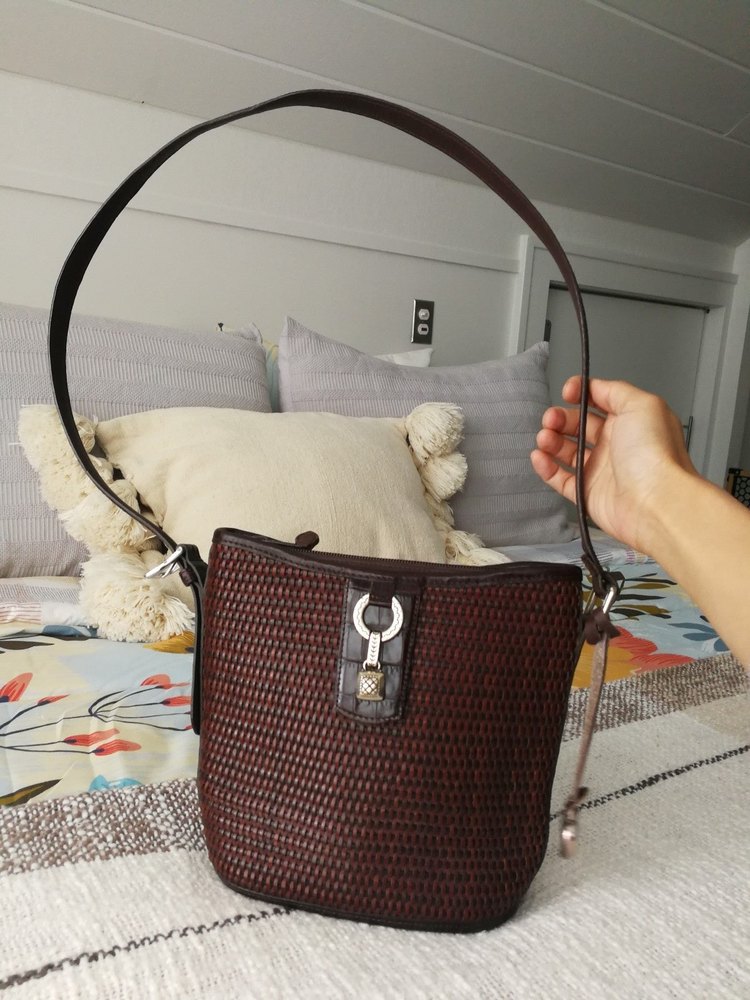 Vintage Brighton Woven leather Cross body